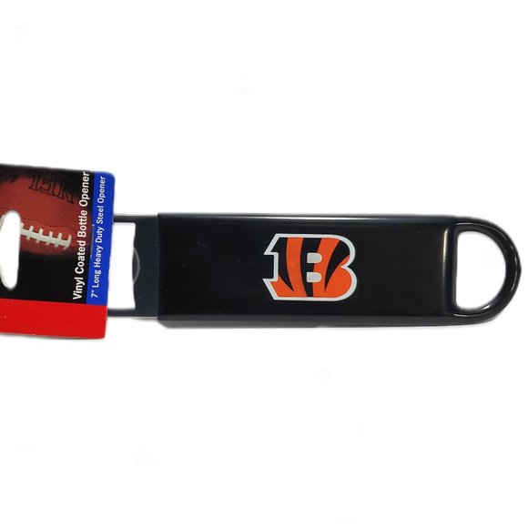 NFL Cincinnati Bengals 7" Vinyl Coated Bottle Opener - Picture 1 of 3